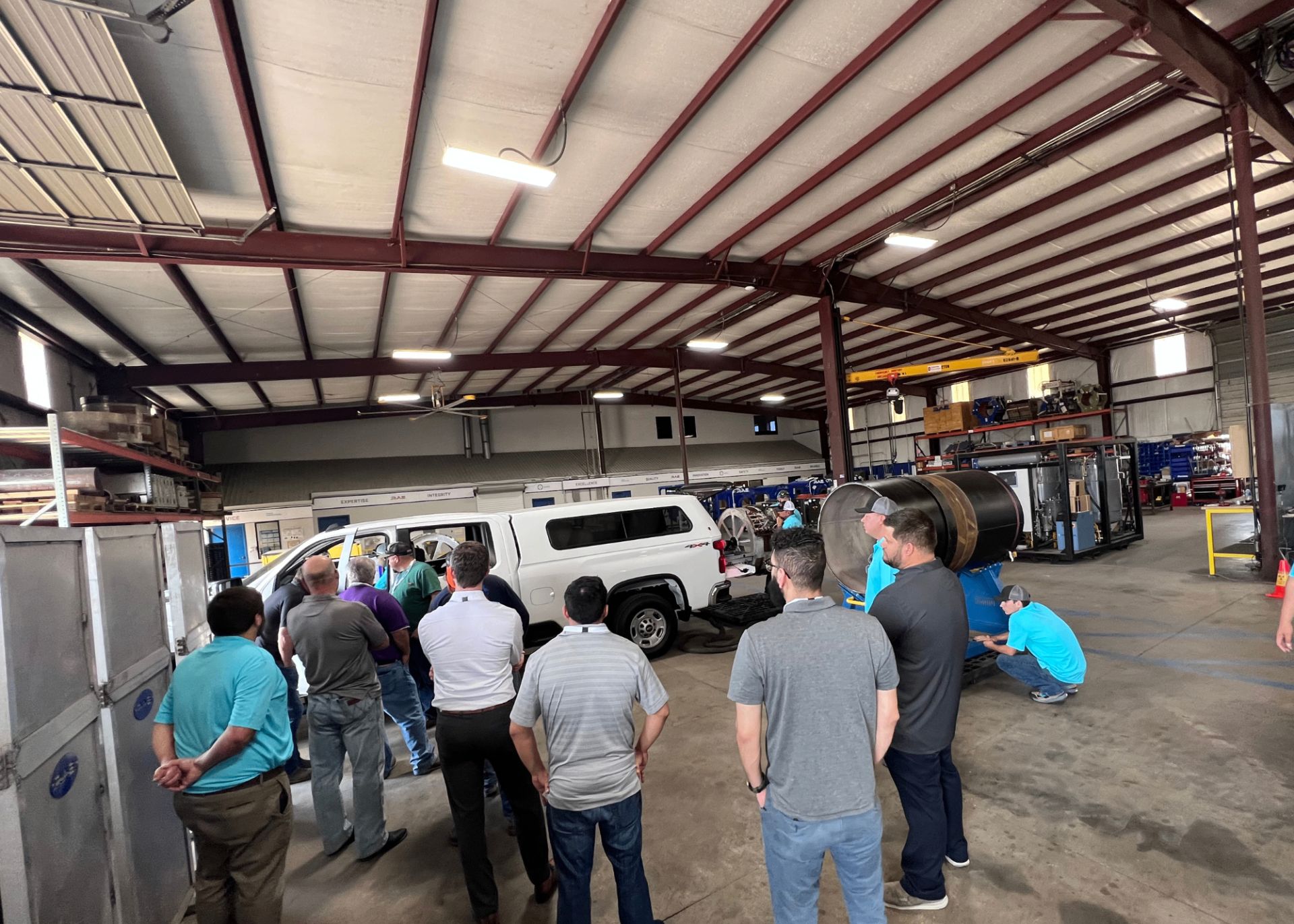Prime team demonstration at facility